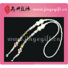 Spring Wholesale Crystal Beaded Glass Shaped Glasses Lanyard